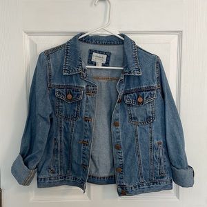 Forever 21 Women’s Cropped Denim Jean Jacket
